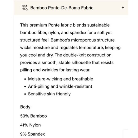 OGL Bamboo Blend Ponte Wide Leg Drapey Pull On Pants Black Size Large - Picture 5 of 11